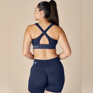 NWT SHEFIT Seamless Shorts in Bold Navy Size 16/XL